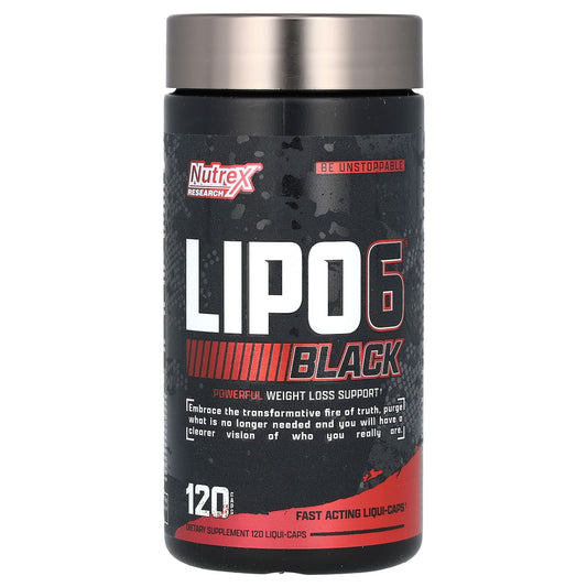 Lipo 6 Black Capsulas Líquidas ( 120caps / 20 usos )