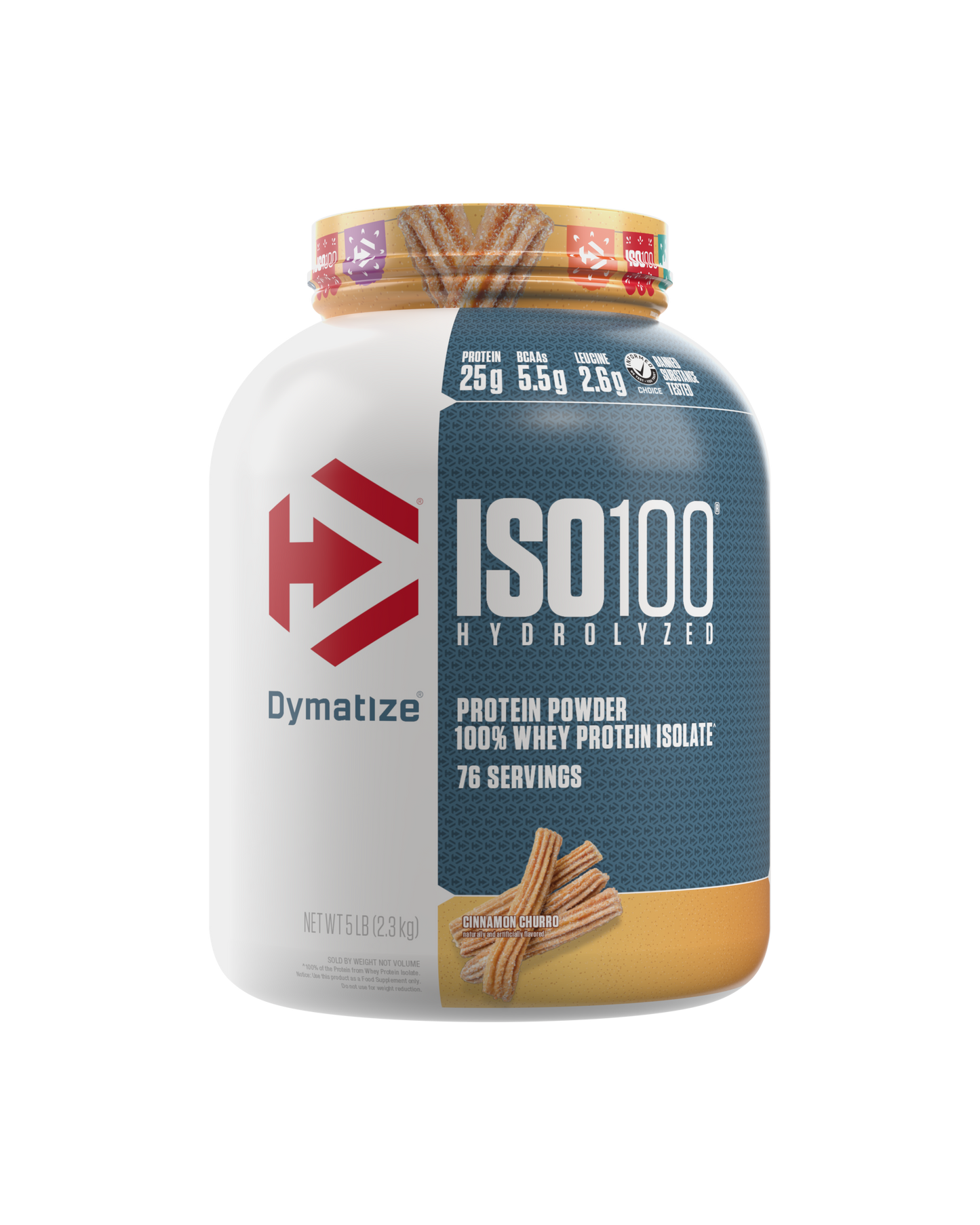 Proteína Iso 100 Dymatize 5 libras