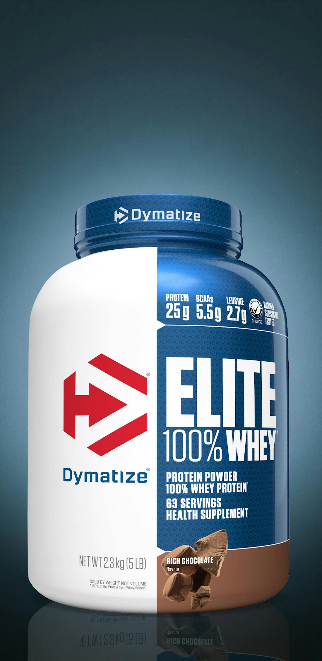 Proteína Élite 100% Whey Dymatize 5 libras