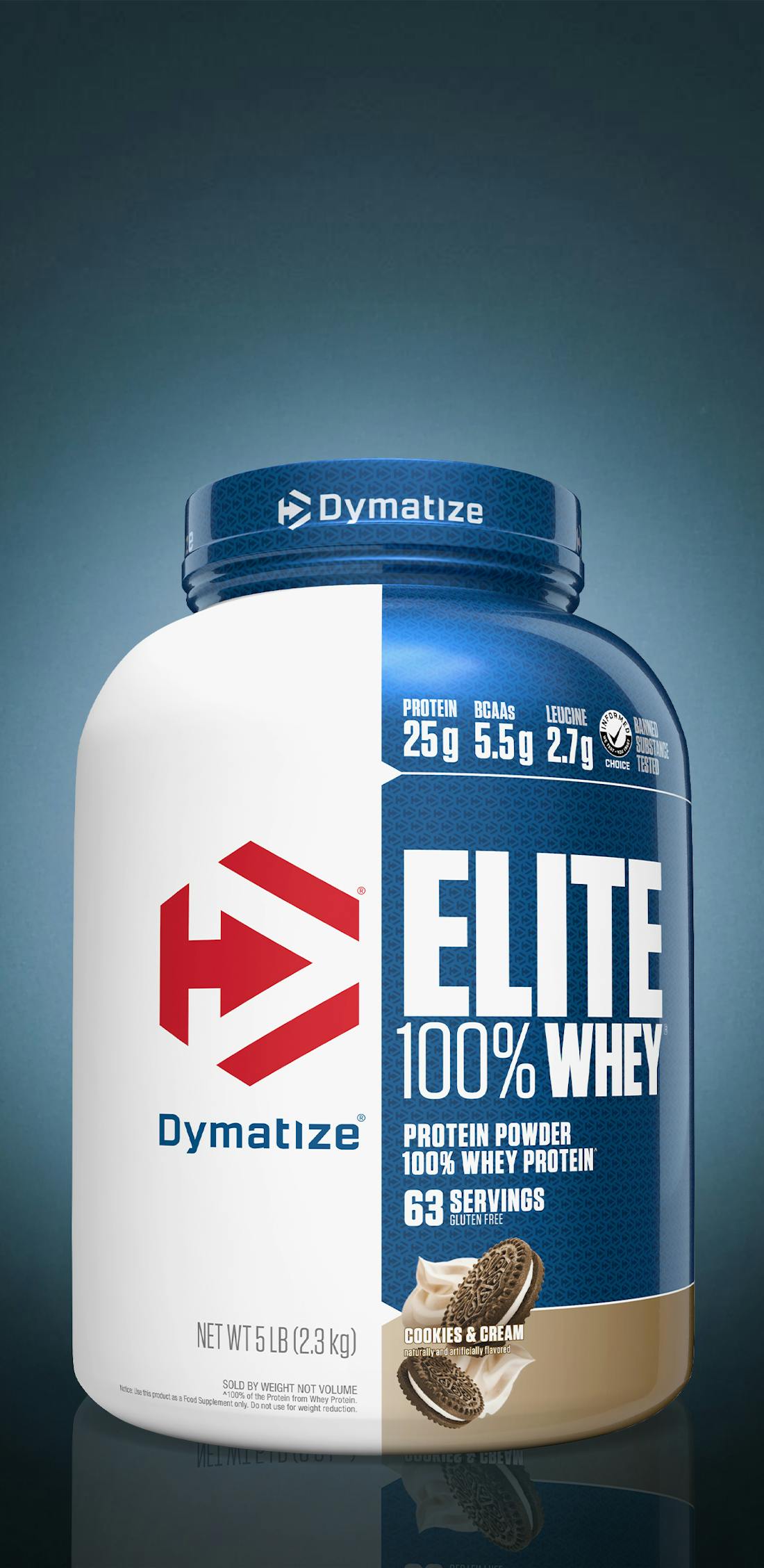 Proteína Élite 100% Whey Dymatize 5 libras