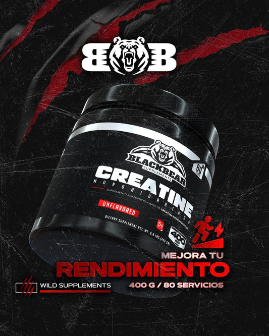 Creatina BlackBear 80 servicios