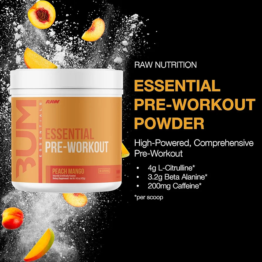 Pre entreno Essential Raw Nutrition 30 servicios