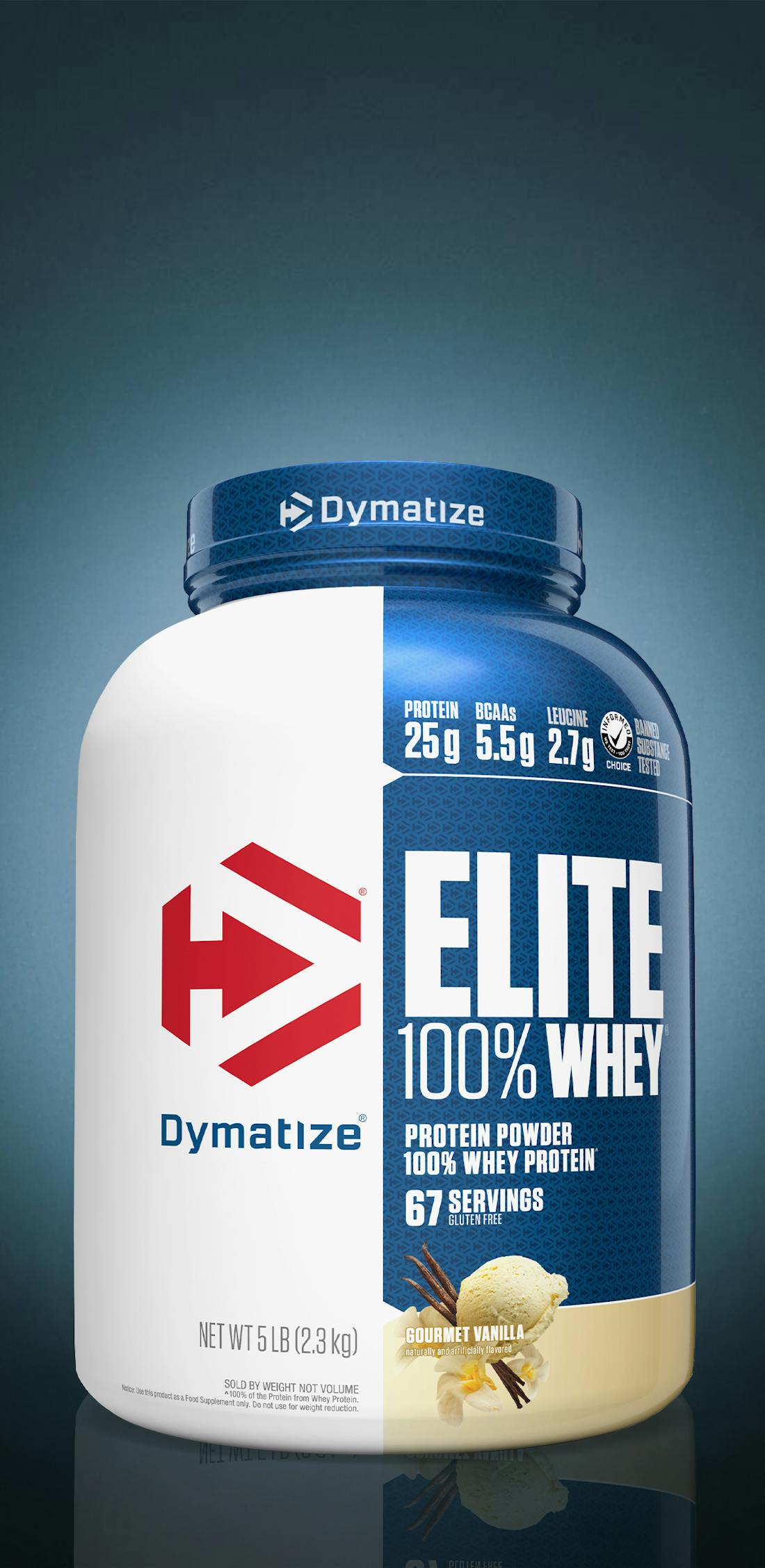 Proteína Élite 100% Whey Dymatize 5 libras