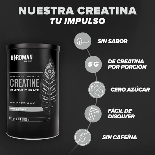 Creatina Birdman 90 servicios