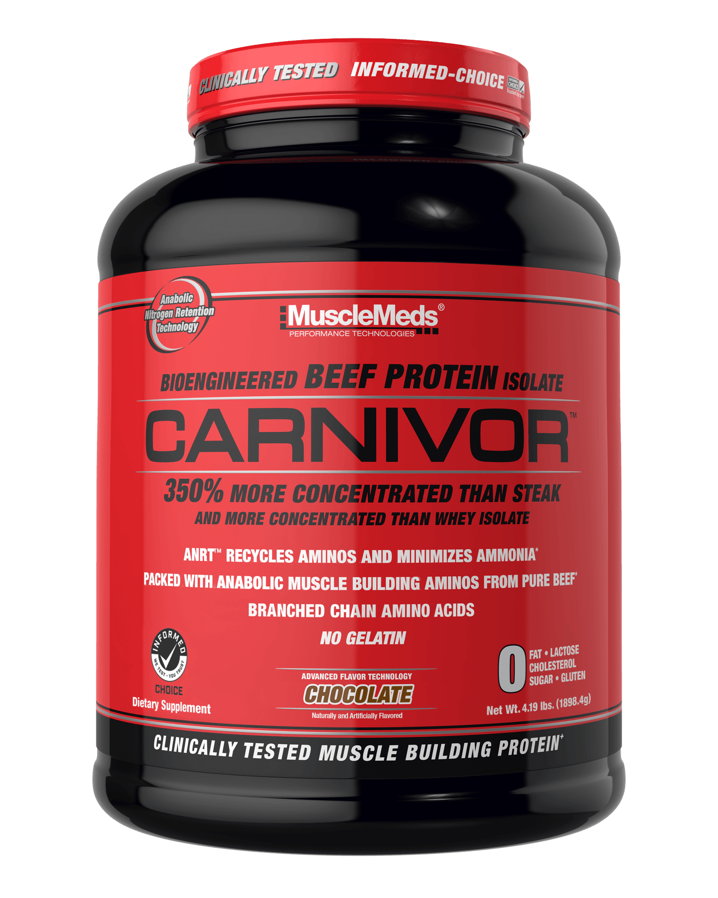 Proteína Carnivor Iso MuscleMeds 3.9 libras