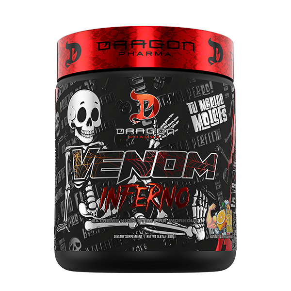 Pre entreno Venom Inferno Dragon Pharma Brazo de 50