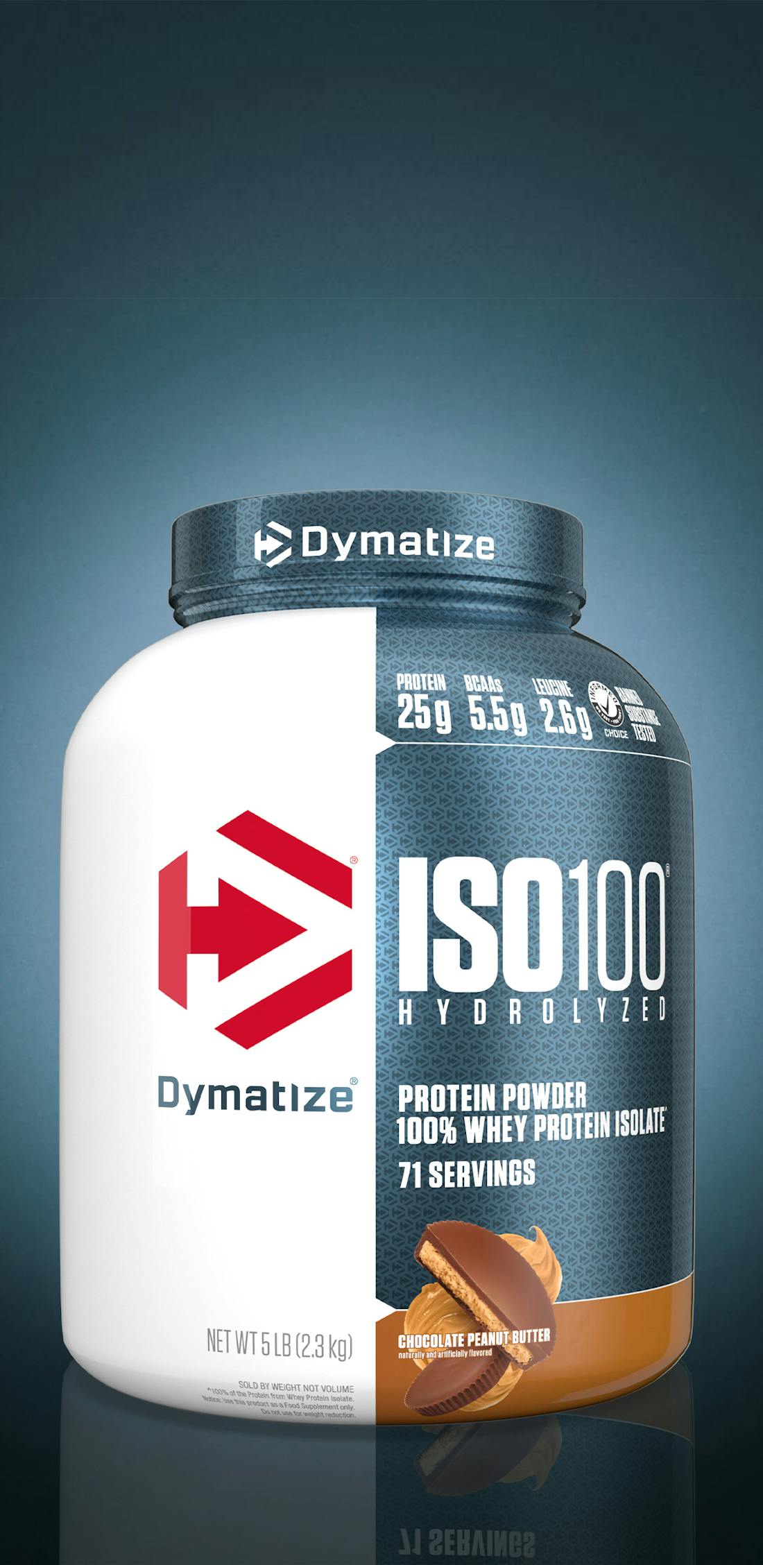 Proteína Iso 100 Dymatize 5 libras