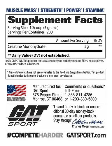 Creatina Gat Sport 200
