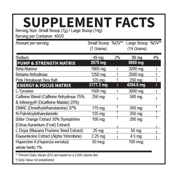 Pre entreno Venom inferno Dragon Pharma