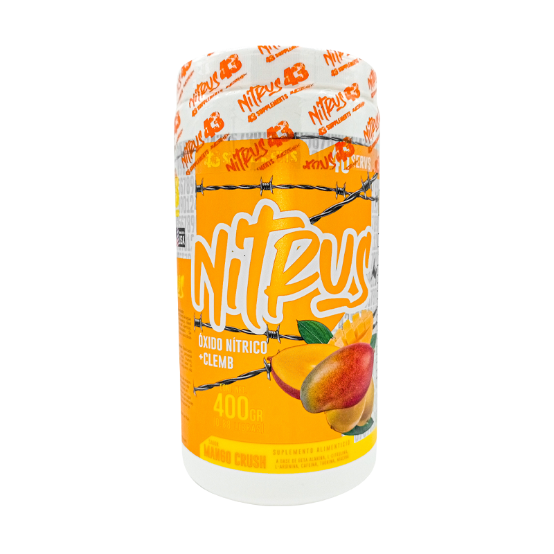 Pre entreno Nitrus + Clembuterol 43 supplements,  30 servicios