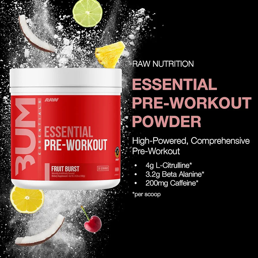 Pre entreno Essential Raw Nutrition 30 servicios