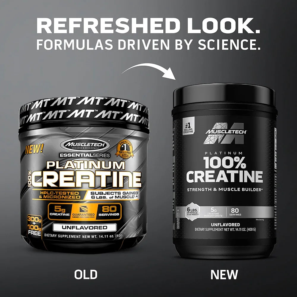 Creatina Muscletech Platinium 80 servicios