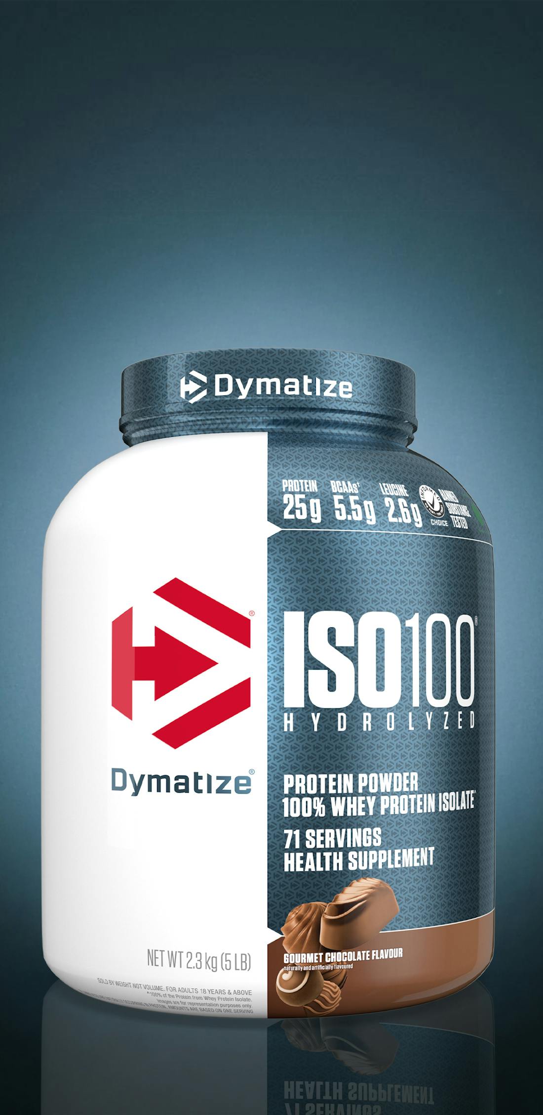 Proteína Iso 100 Dymatize 5 libras