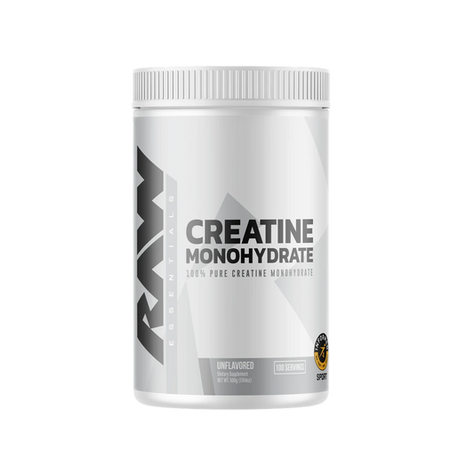 Creatina Monohidratada Raw nutrition 100 servicios